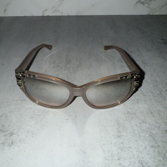 COACH 0HC8244 56mm Sunglasses Champagne/Silver /Gradient Flash - Picture 8 of 11